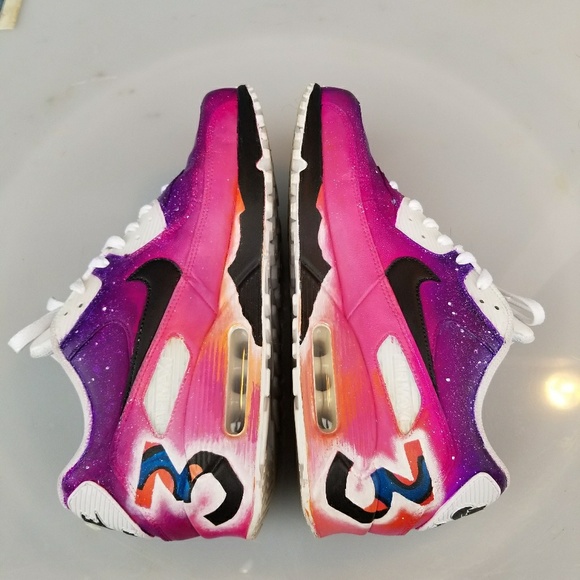 Custom Nike Air Max 90s IG@jayhordan - Picture 2 of 2